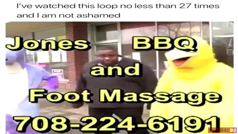 Jones Bbq And Foot Massage Loop Youtube