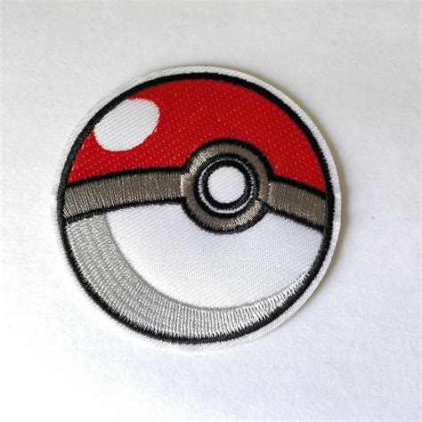 Pokemon Pokeball Iron on Patch - Etsy