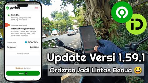 Update Versi 1 59 1 Aplikasi GoPartner Orderan Seperti Lintas Benua