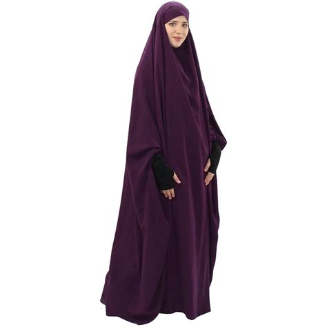 Buy Hgycpp Women Muslim One Piece Prayer Dress Full Cover Hooded