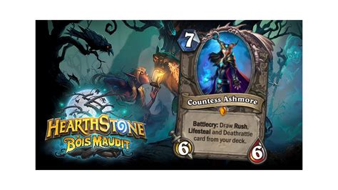 Hearthstone Bois Maudit Comtesse Malécendre Countess Ashmore