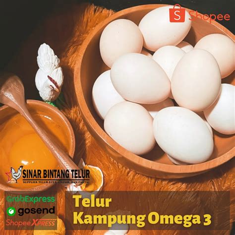 Jual Telur Ayam Kampung Omega Fresh Shopee Indonesia