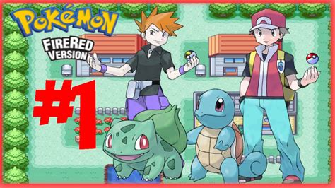 Lets Play Pokemon Firered Episode 1 Pixel The Squirtle Youtube