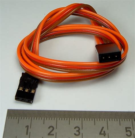 Cable Alargador De Servo Pvc Plano Cm De Largo