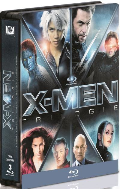 Coffret X Men La Trilogie Steelbook Edition Limitée Blu ray Blu ray