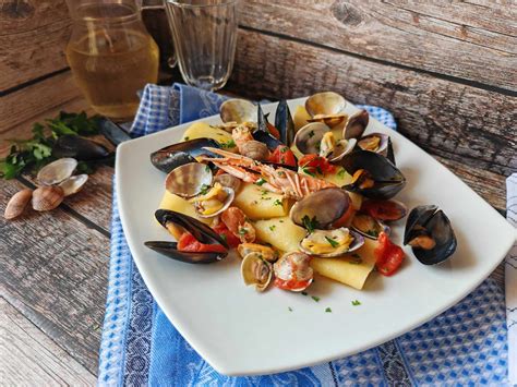 Paccheri Ai Frutti Di Mare Gusto Amore E Fantasie Di Angie