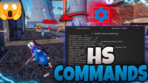 🇧🇷set Edit Hs Commands🎯 Only Headshots🤯 Set Edit Free Fire Headshot