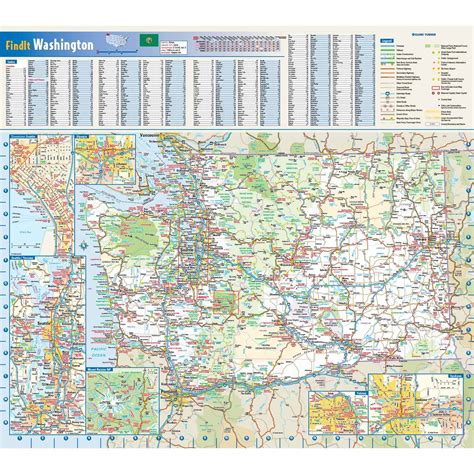 Interactive Map Of Washington State Seattle Washington State Map Cut