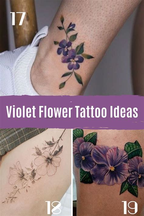 Purple Violet Tattoo