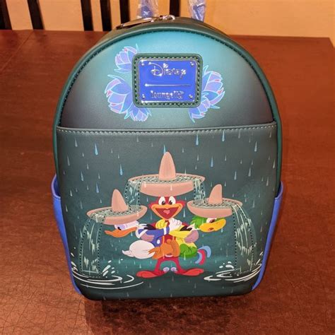 Loungefly Bags Loungefly Disney Three Caballeros Rain Mini Backpack