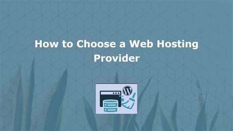 Tips How To Choose A Web Hosting Provider In