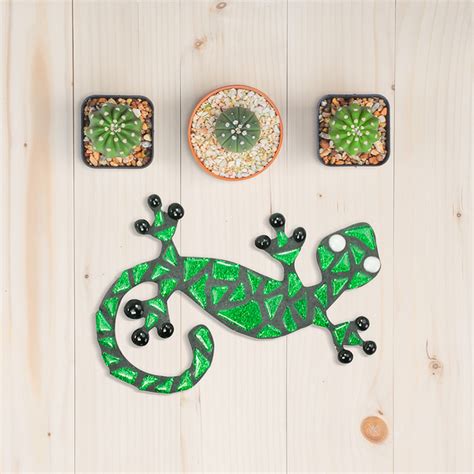 Mosaic Gecko Kit Diamond Tech Crafts