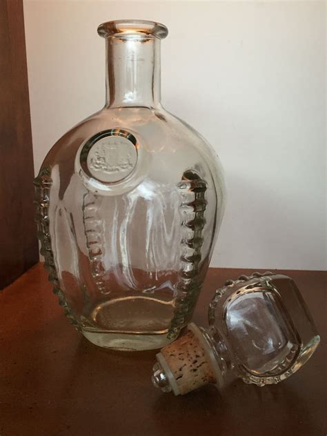 Vintage Suntory Limited Japan Glass Whiskey Or Brandy Decanter Bottle