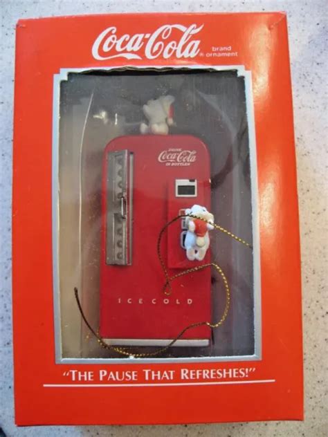 VINTAGE ENESCO COCA Cola The Pause That Refreshes Christmas Ornament 7