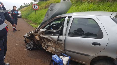 Acidente Entre Palio E Carreta Deixa Cinco Feridos Na BR 277 CGN O