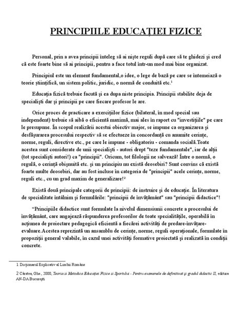 Pdf Principiile Educa Iei Fizice Docx Dokumen Tips