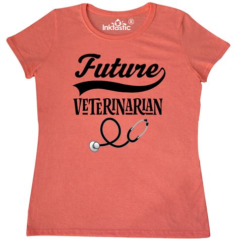 Future Veterinarian Womens T Shirt Retro Heather Coral 1999