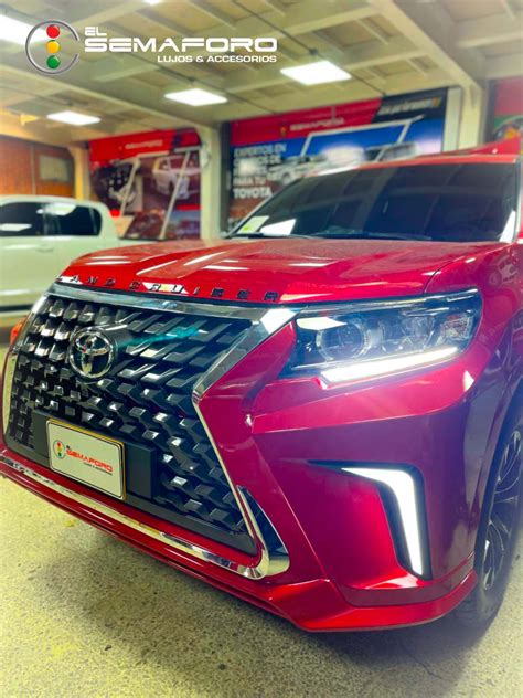 CAMBIO FRENTE TOYOTA PRADO TIPO LEXUS 2022 El Semáforo lujos y accesorios