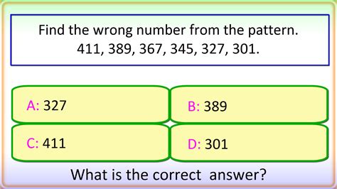 Number Series Question With Answer 7 Reasoning Test Test Quiz Dear