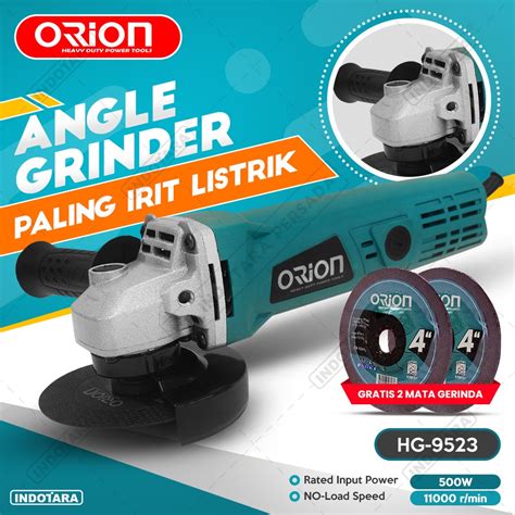 Jual Mesin Gerinda Tangan Angle Grinder Orion Hg Indonesia