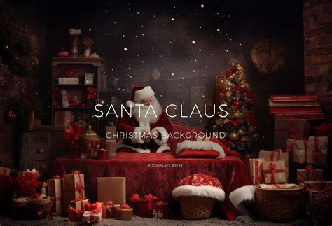 Santa Claus Digital Background – Kimla Designs Photography