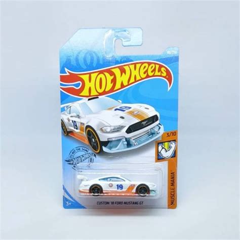 Hot Wheels Custom Ford Mustang Gt Gulf Lazada Indonesia