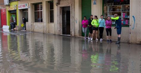 Fotos de la fuerte tromba de agua y granizo en Calatayud Imágenes