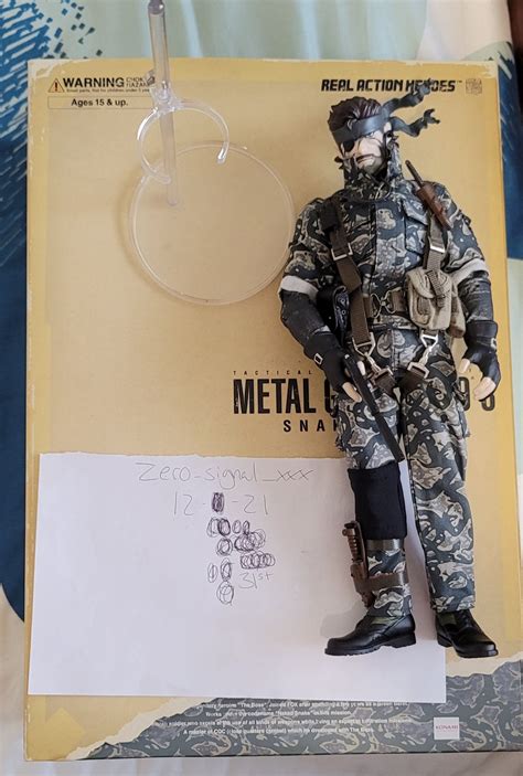 (Selling) Metal Gear Solid 3 Real Action Heroes Snake Camo Version ...