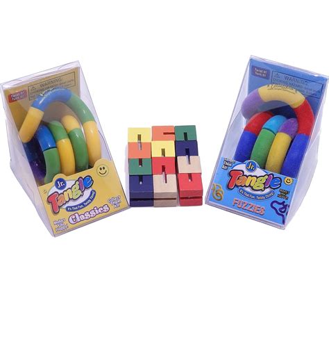 Set Of 3 Fidget Toys Tangle Jr And Toysmith Uk Toys And Games