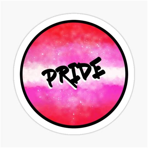 Lesbian Pride Sticker By Maxrh Redbubble