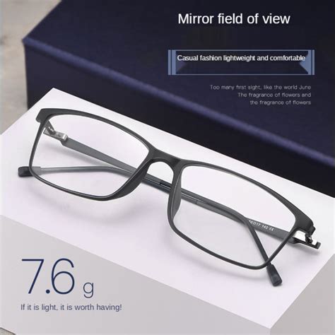 Unisex Lightweight Business Style Spectacles Frame For Men Bendable Frame Eyeglasses With