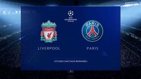 Fifa 20 Liverpool V PSG Xbox One S PS4 Full Match Gameplay YouTube