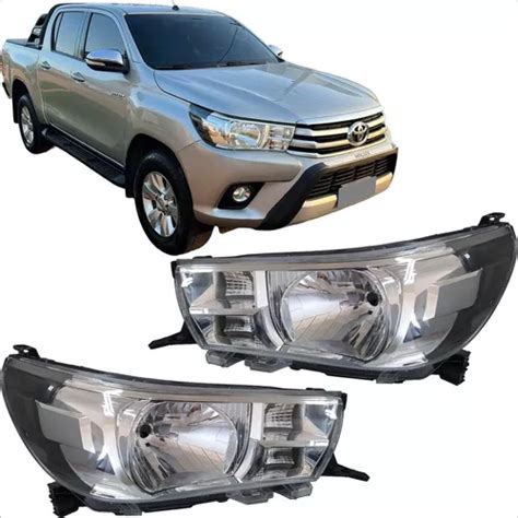 Par Farol Toyota Hilux 2016 2017 2018 2019 2020 2021 Parcelamento Sem