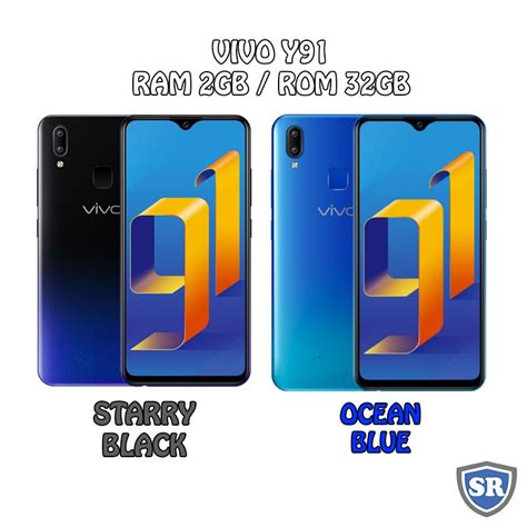 Jual Vivo Y91 Ram 2gb Rom 32gb 232 Starry Black Ocean Blue