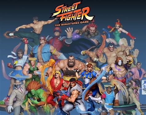 Artstation Street Fighter The Miniatures Game Preview