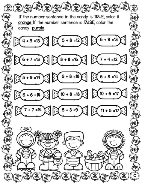 Halloween Addition And Subtraction Within Worksheets Made By Teachers