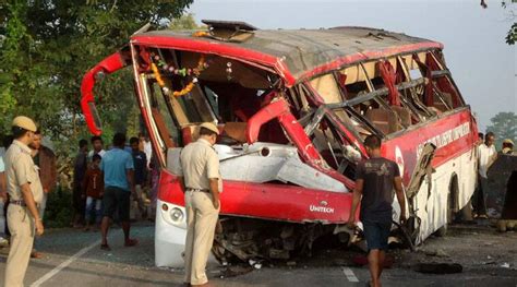 Assam Nine Killed 26 Injured As Night Bus Falls Into Rive In Nagaon