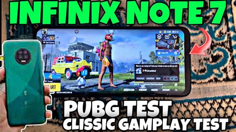 INFINIX NOTE 7 PUBG Test Full Extreme Gaming Test With Recording Lag