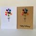 Birthday Card With Quilled Balloons Quilling Cards For Him Etsy