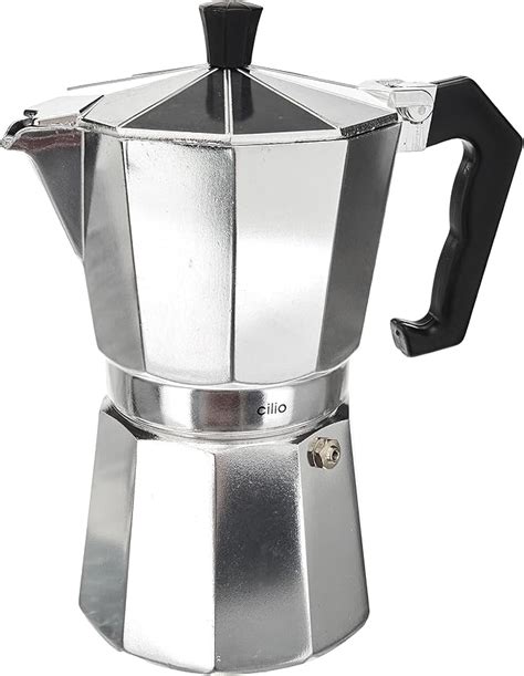 cilio Espressokocher Classico für 6 Tassen Höhe 20 cm Ø 9 cm