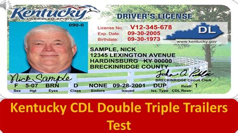 Kentucky CDL Double Triple Trailers Test YouTube