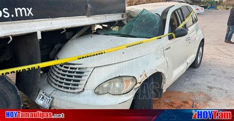 Hoy Tamaulipas Accidentes En Tamaulipas Choca Su Vehiculo Contra