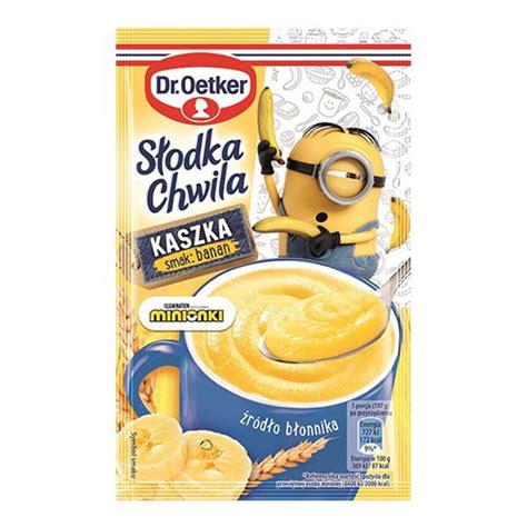 Dr Oetker Słodka Chwila Kaszka Smak Banan Minionki 46 g Delikatesy Dwójka