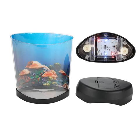 USB Mini Aquarium Aquarium Mit LED Lampe Licht Sti Grandado