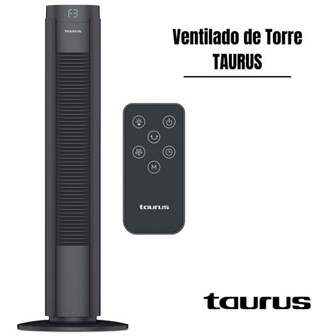 Ripley Ventilador De Torre Taurus Mod Babel Rc Digital