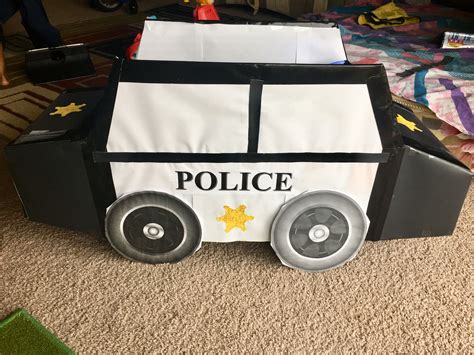 Diy Cardboard Police Car