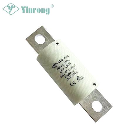 China 500VDC 200A HV Auto EVSE Fuse Link Manufacturers Suppliers