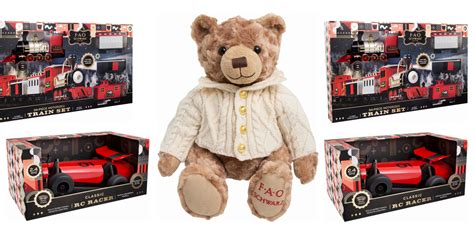 Best Buy 1-Day FAO Schwarz Toy Sale from $10: bear plush, train set, RC car, more