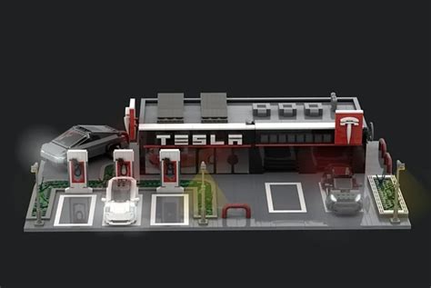 Tesla Supercharger gets Lego-fied in this crazy fan idea project