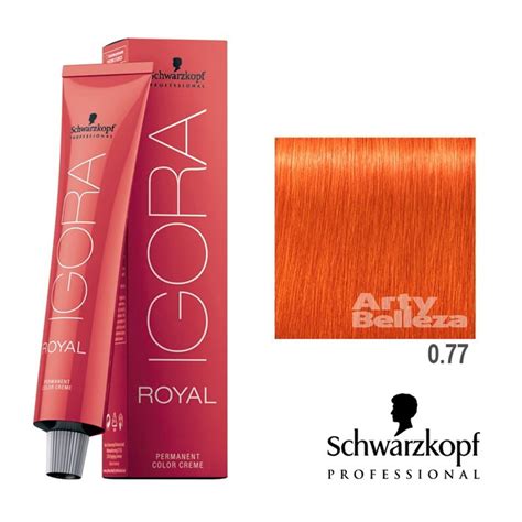 Igora Royal 0 77 Color Tono Mezcla Cobrizo 60ml